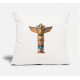 Indian Stake Natural White Pillow